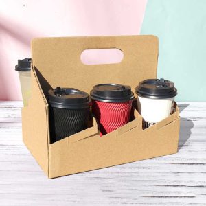 ahihi Carton 3 Slots Cup Holder